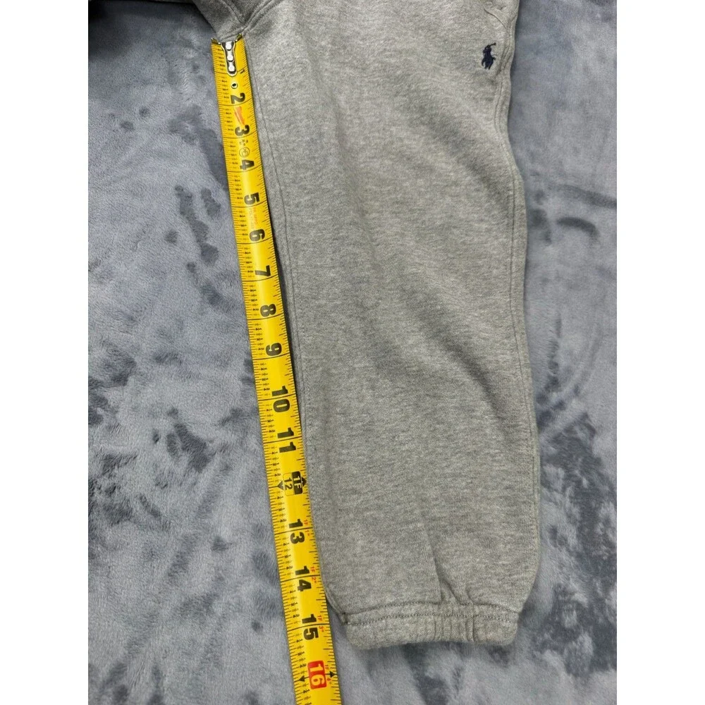 Polo Ralph Lauren Boys Size 5 Gray Jogger Sweatpants Pony Logo